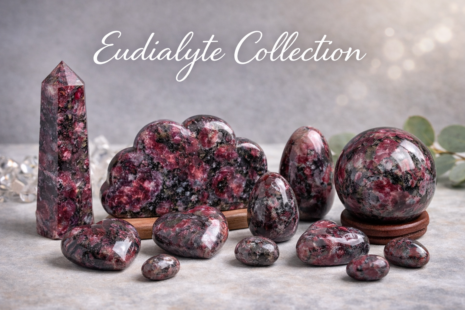 Eudialyte is a rare crystal known for supporting emotional strength, self-love, and inner balance. Its deep natural tones make it a powerful and visually striking addition to any healing or crystal collection.