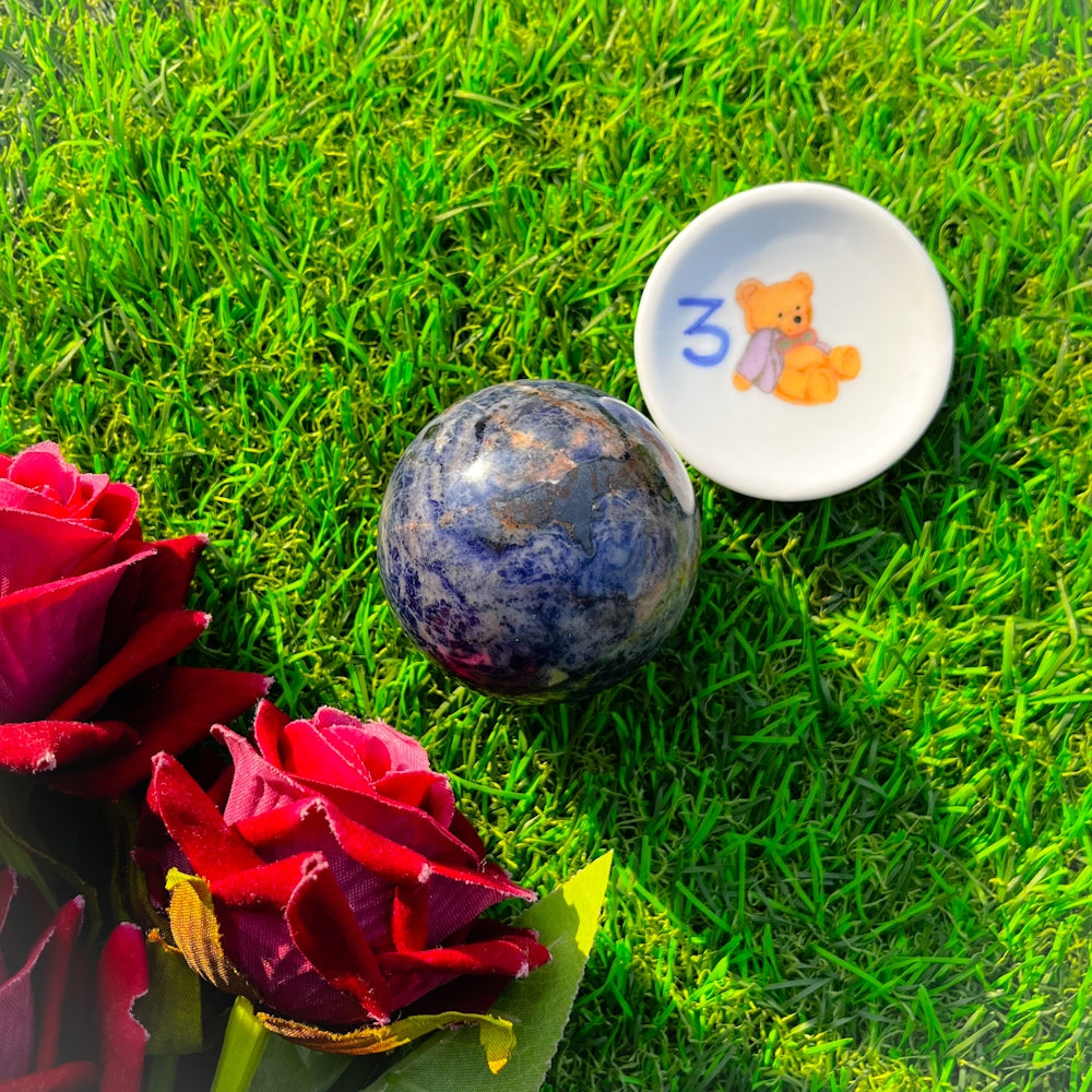 Natural Labradorite Sphere – Protection & Intuition Crystal