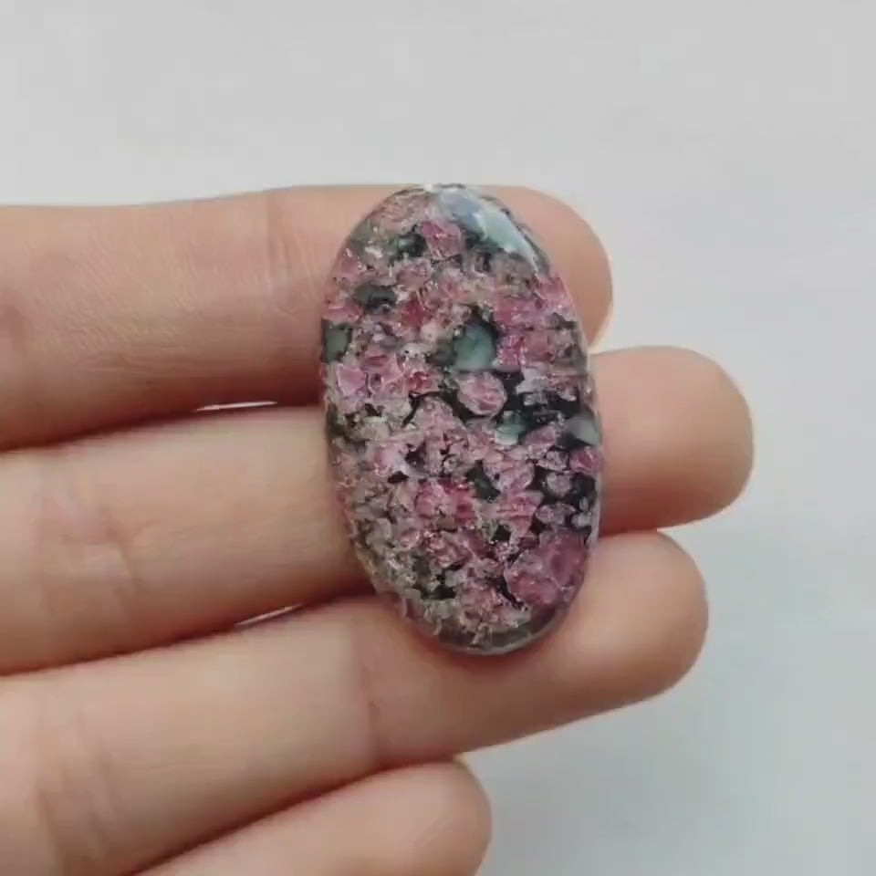 Natural Eudialyte Mix Shapes Cabochons – Emotional Healing Gemstones